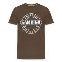 Gambina T-paita - tyylikäs ruskea