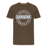 Gambina T-paita - tyylikäs ruskea