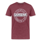 Gambina T-paita - meleerattu viininpunainen