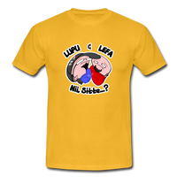 Lupu & Lefa T-paita - keltainen