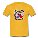 Lupu & Lefa T-paita - keltainen