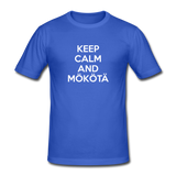 Keep Calm and Mökötä -paita - kuninkaansininen