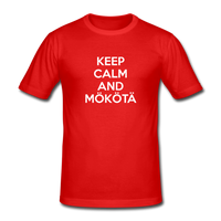 Keep Calm and Mökötä -paita - punainen