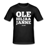 "Ole hiljaa Janne" -paita - musta