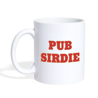 Pub Sirdie -muki - valkoinen